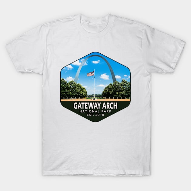 Gateway Arch National Park T-Shirt by HomeSpirit